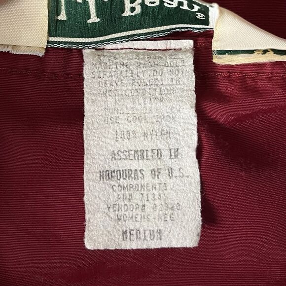 LL Bean 80s Anorak Rain Jacket ASO John Mayer Aztec Windbreaker Womens M Unisex - Picture 11 of 12